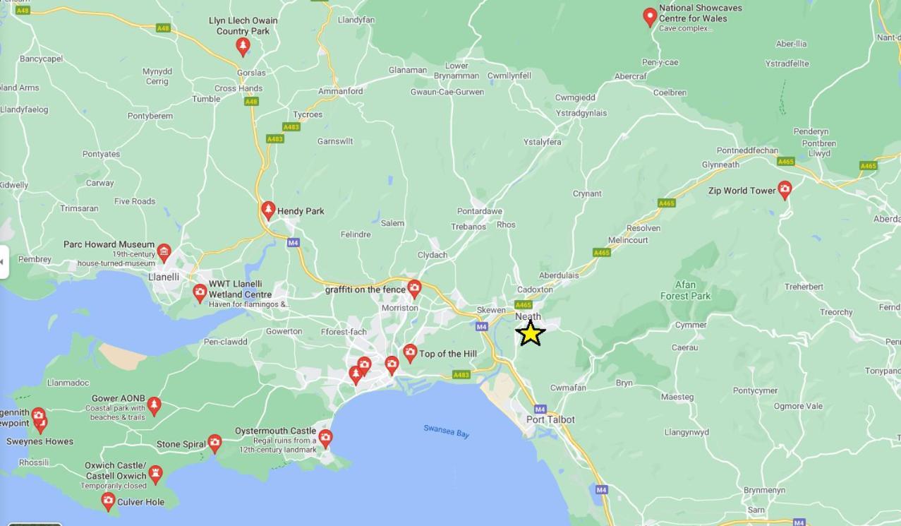 Old Road Cottage Pet Friendly Outdoors Beaches Neath Eksteriør billede